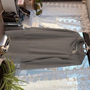 Chic Long Sleeve Gray Dress